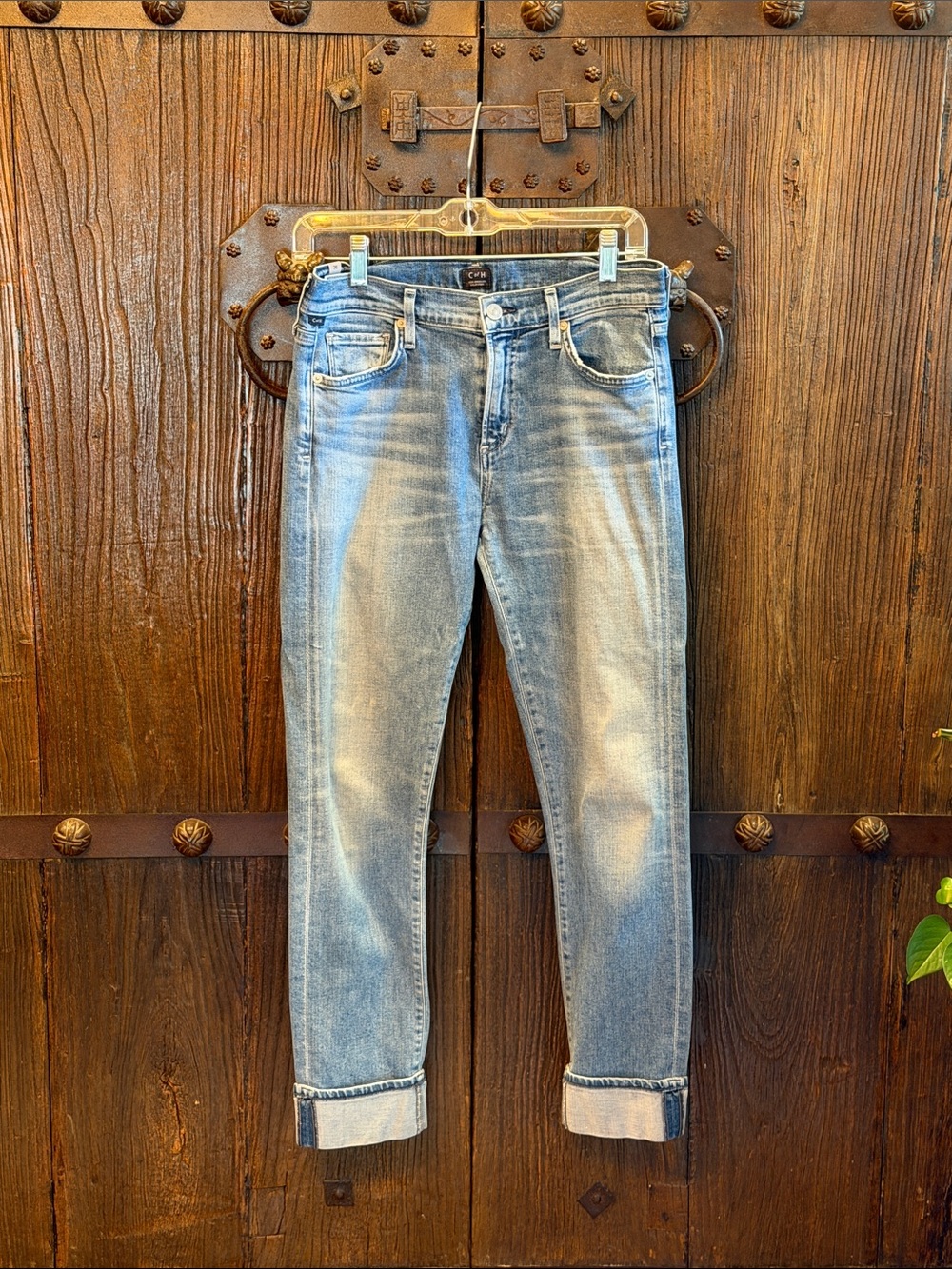 Citizens Of Humanity Light Blue Straight Leg Jeans